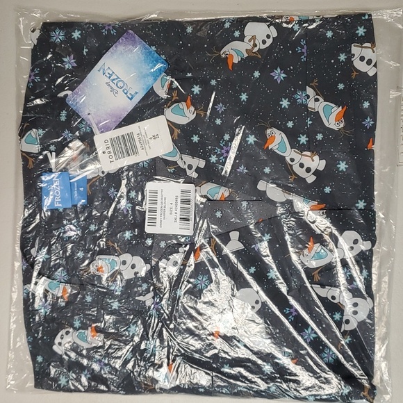 ❤️NWT VINTAGE TORRID DISNEY FROZEN SNOWMAN OLAF HARPER CHRISTMAS HOLIDAY PLUS - Picture 11 of 15